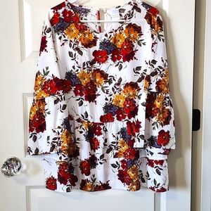 Flowery Blouse